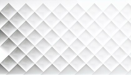 Fototapeta premium Abstract white background with texture pattern, layered geometric triangle shapes, white modern geometric grey glossy squares abstract tech banner design