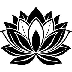 colorful lotus-vector illustration 