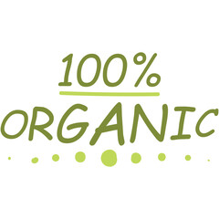 Eco Food, Organic Product, Natural Food, Healthy Product Label, Sticker Icon