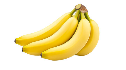 Bunch of Ripe Yellow Bananas with Glitch Effect