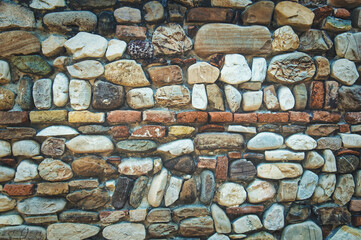 Ancient variegated wall