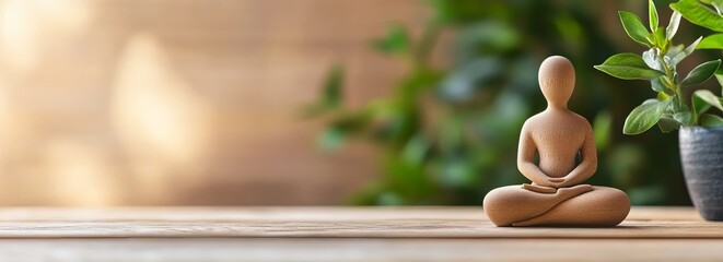 Stress management and mental wellness banner with copyspace for design and messaging, Techniques for managing stress effectively to promote a healthy mind and body.