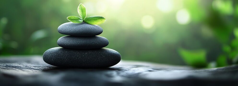 Stress management and mental wellness banner with copyspace for design and messaging, Techniques for managing stress effectively to promote a healthy mind and body.