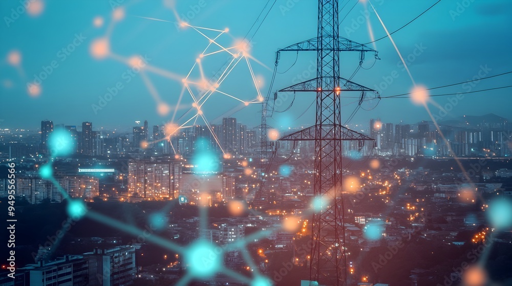 Poster innovative iot system enabling seamless logistics and optimization for high voltage power pole insta