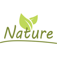 Eco Food, Organic Product, Natural Food, Healthy Product Label, Sticker Icon