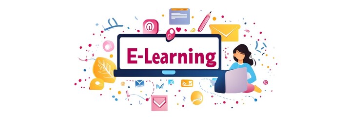 Naklejka premium a banner design with the text 