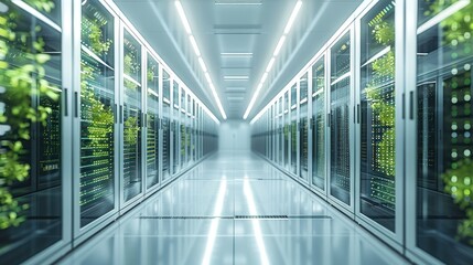 The integration of green data center and sustainable computing practices in the tech industry. Generative AI.