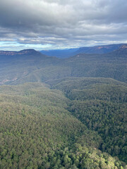 view of the mountains