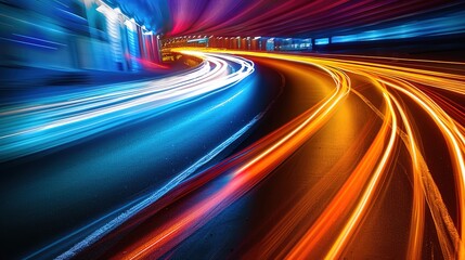 light trail pattern wallpaper