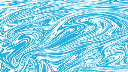 Vector blue and white marble background. Decorative marble texture. Ink texture. Hand drawn abstract background.