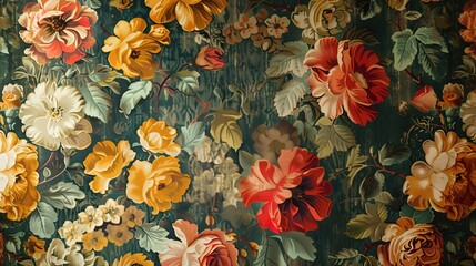 flower pattern wallpaper