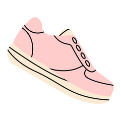 Sneakers Shoes Illustration Suitable for your design needs, such as illustrations related to footwear products, shoe shops, packaging designs and others