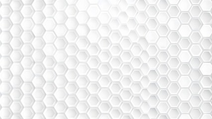 Abstract. Hexagon white Background. light and shadow. copy space.  Modern Hexagon white abstract Background. 