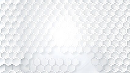 Naklejka premium Abstract. Hexagon white Background. light and shadow. copy space. Modern Hexagon white abstract Background. 