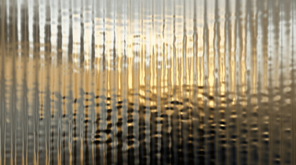 Abstract blurred light through vertical frosted glass panels. Background,  wallpaper