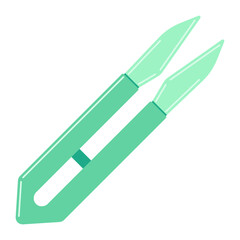 Clippers Flat Illustration