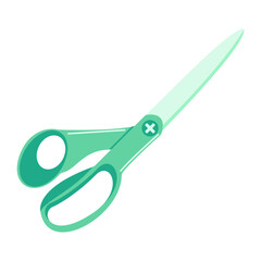 Nail Scissors Flat Illustration