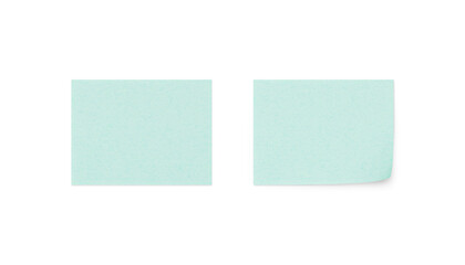 A small rectangular sticky note with a shadow. Green color