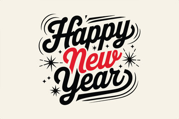 Obraz premium Happy New Year 2025