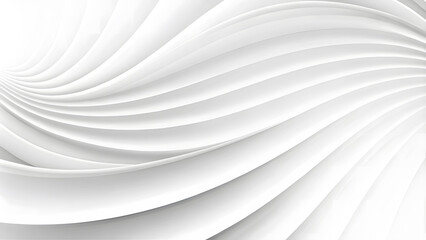 Stylish and modern minimalist seamless white wave texture pattern background with monochromatic color scheme. Abstract White Wave Forms background