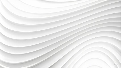 Stylish and modern minimalist seamless white wave texture pattern background with monochromatic color scheme. Abstract White Wave Forms background