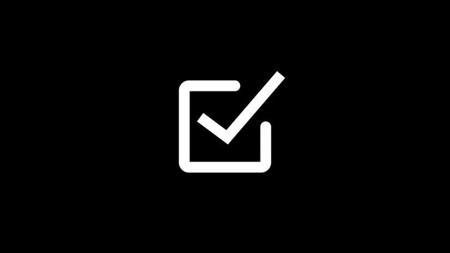 Check mark icon, positive symbol, tick mark icon