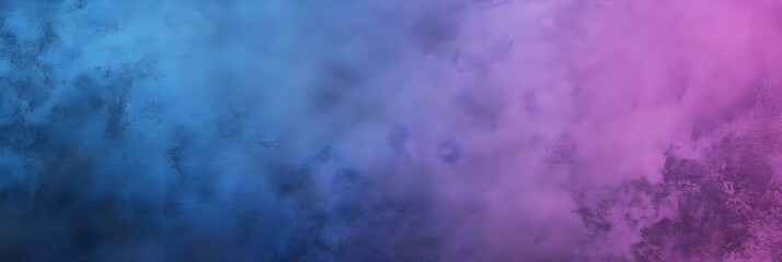 Obraz premium Purple blue grainy gradient background noise texture wide banner header poster design copy space