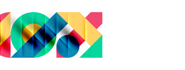 Round shapes, circles and lines minimal geometric background. Vector Illustration For Wallpaper, Banner, Background, Card, Book Illustration, landing page