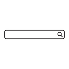 Obraz premium Search Bar Outline