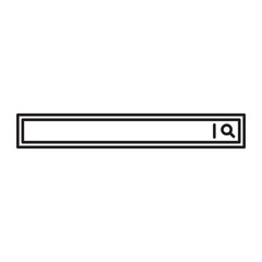 Obraz premium Search Bar Line Art