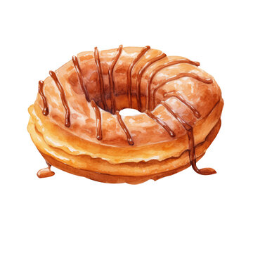 recommend clip art: Churro Donut Clipart Illustration