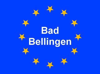 Illustration einer Europaflagge mit der Aufschrift 