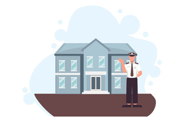 Labour Day Flat Design Illustration