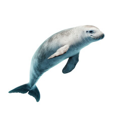 Obraz premium Dugong solated on a white background as transparent