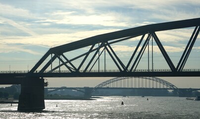 railway bridge over the river