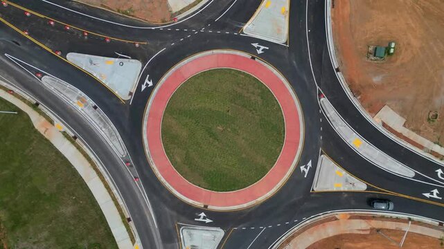 Hyperlapse of Rhonda the Roundabout in Clarksville, Tennessee