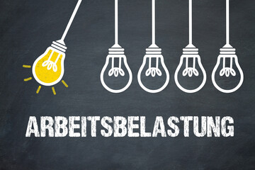 Fototapeta premium Arbeitsbelastung 
