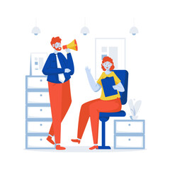 Welcome to our team HR recruitment vector illustration