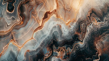 Elegant light marble close-up: vibrant colors and intricate textures blend seamlessly, capturing the essence of luxury and sophistication for a stunning desktop backdrop