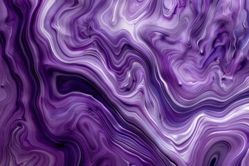 Obraz premium Detailed purple and black marble pattern with swirling abstract designs, Swirling, abstract purple patterns overlaying each other