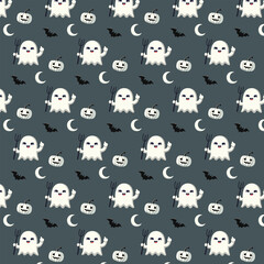 Patterns with Cute Ghosts