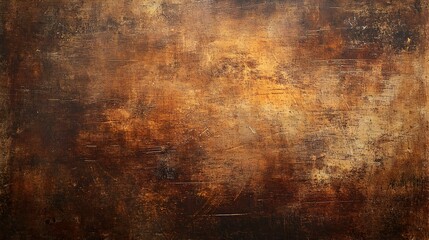 Obraz premium Rusty Brown Weathered Industrial Surface Digital Painting Texture