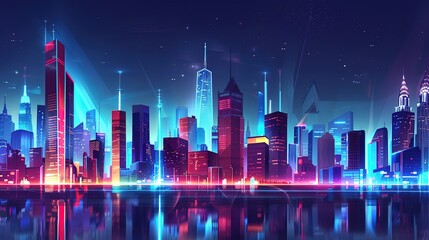 future city skyline wallpaper