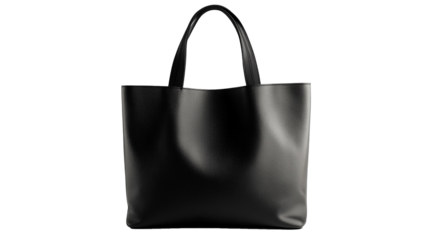 Blank black toe bag mockup for your design.