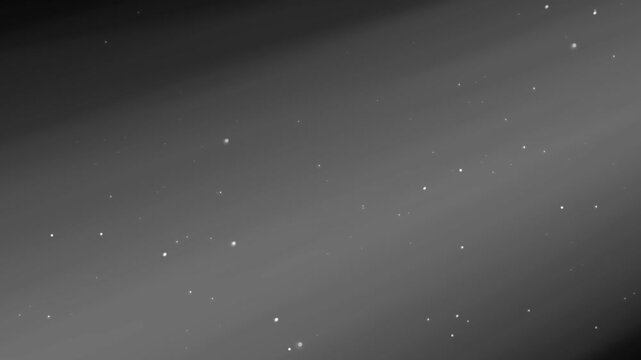 Dark Space with Floating Particles. Filled with floating particles resembling stars. The image evokes a sense of calmness and mystery, making it suitable for sci-fi, astronomy projects. Seamless loop