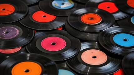 retro vinyl record wallpaper