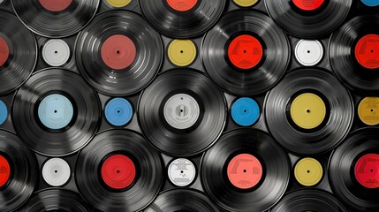 retro vinyl record wallpaper