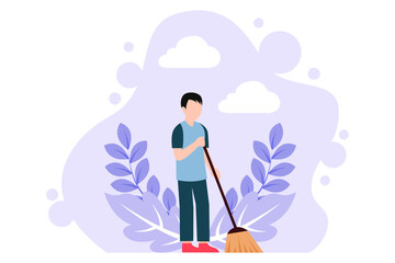 Labour Day Flat Design Illustration