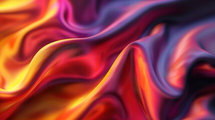 Obraz premium silk fabric pattern wallpaper