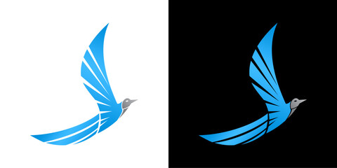 vektor brid blue collor.eps